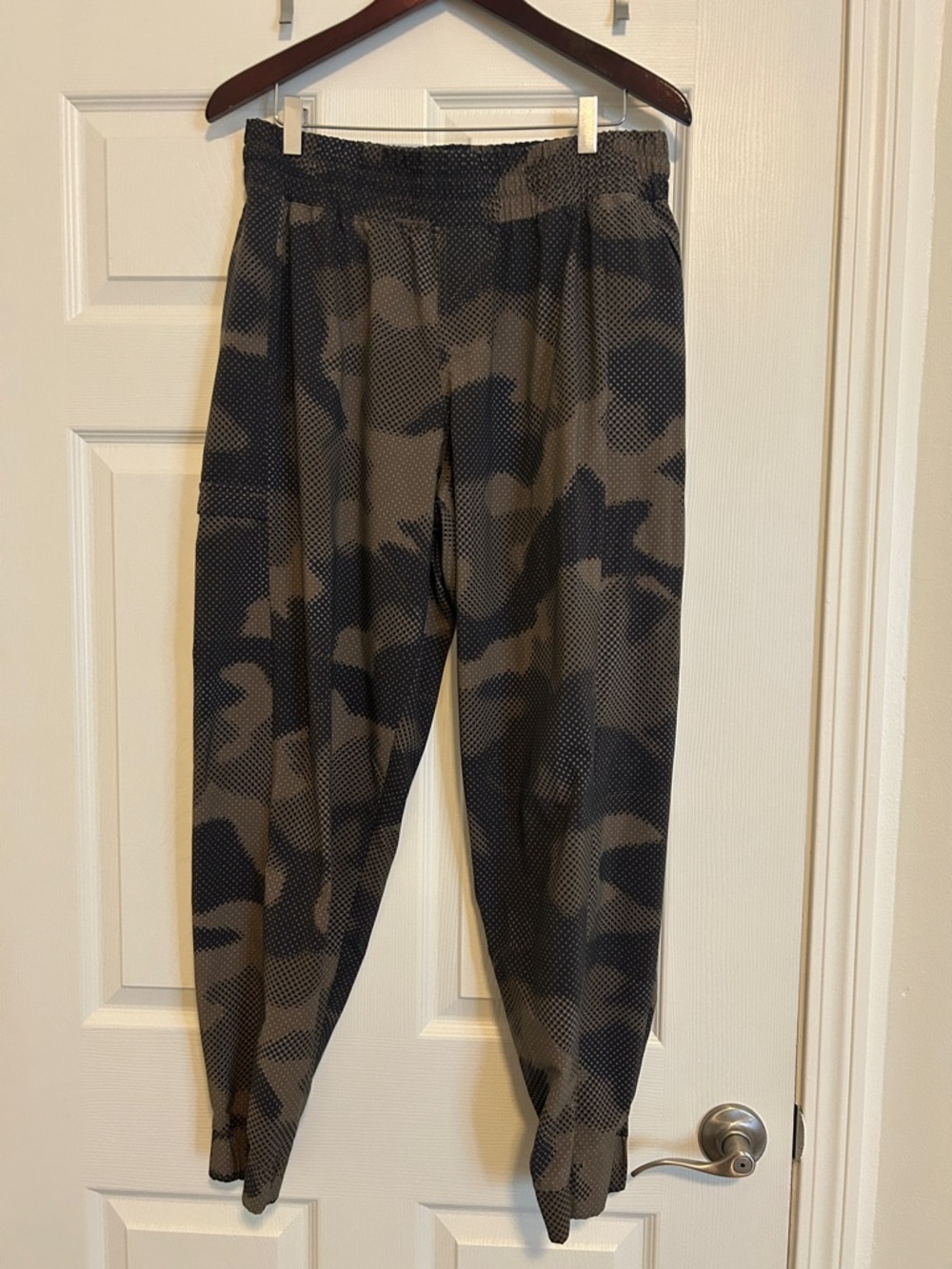 Women's Olive and Black Camouflage Jogger Pants
